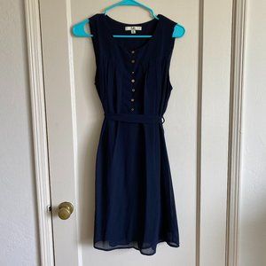 YA Los Angeles navy blue dress